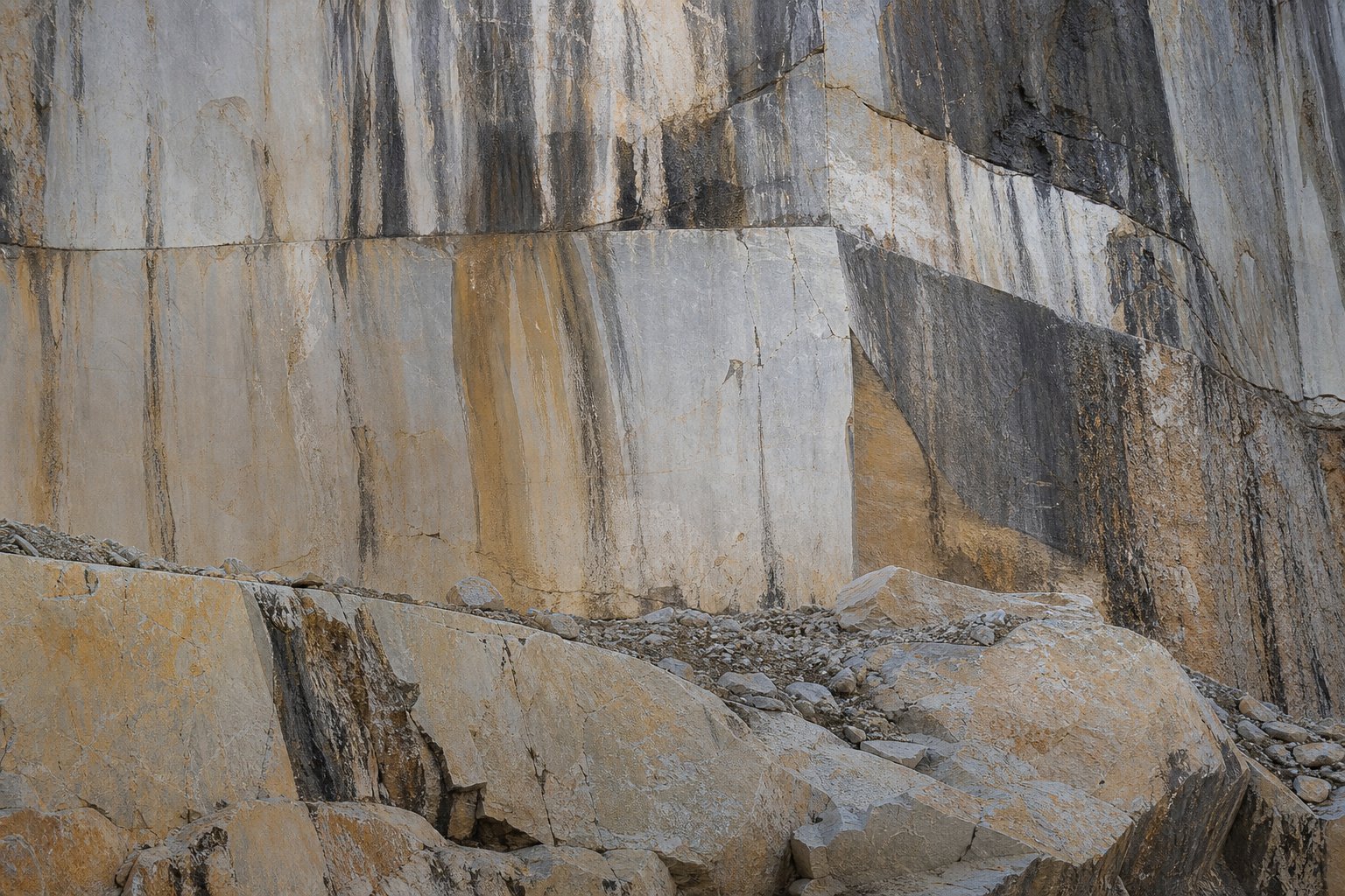 Quarry wall